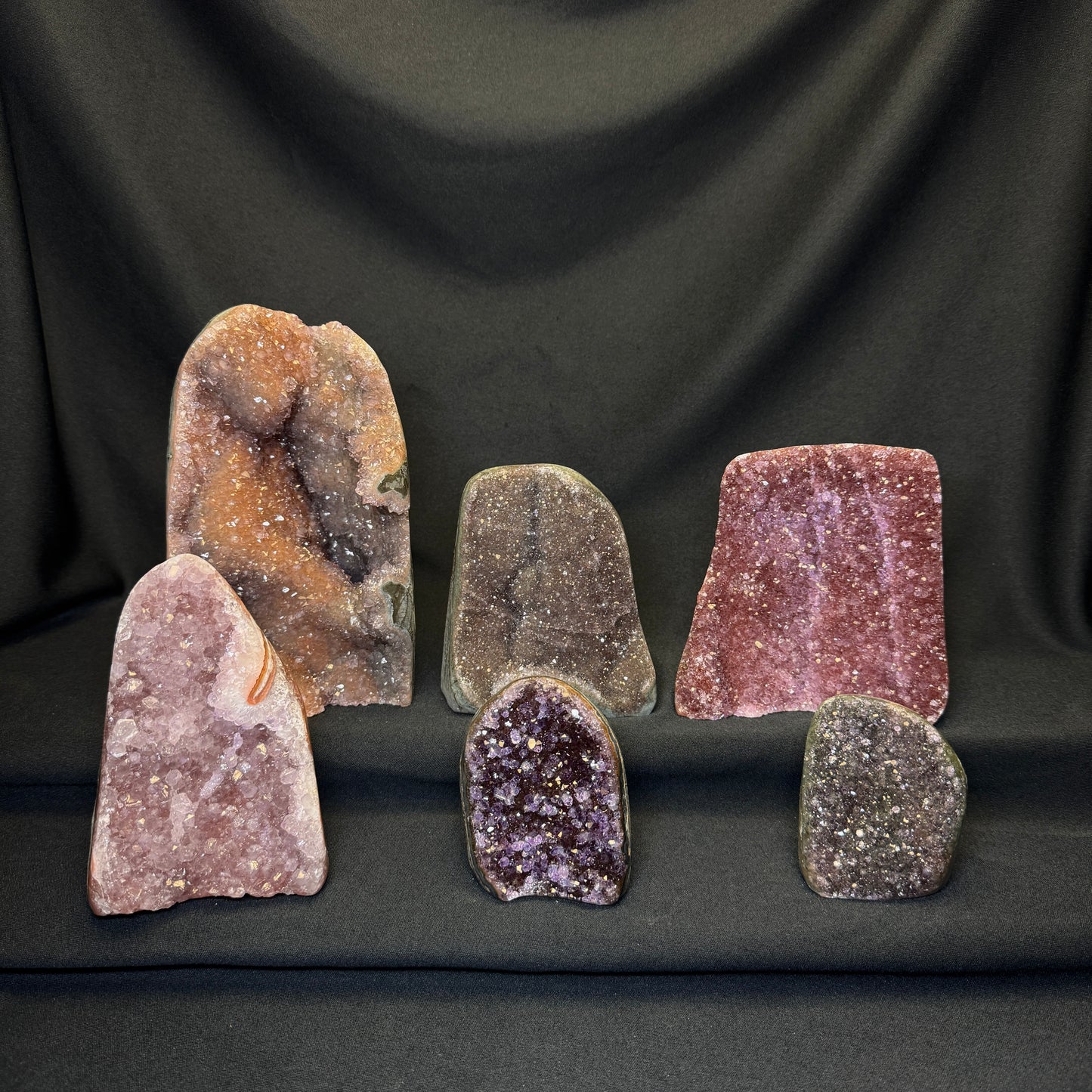 Rainbow Amethyst Cut Bases – Wholesale Lot 4.2 kg (≈ 9.25 lb)