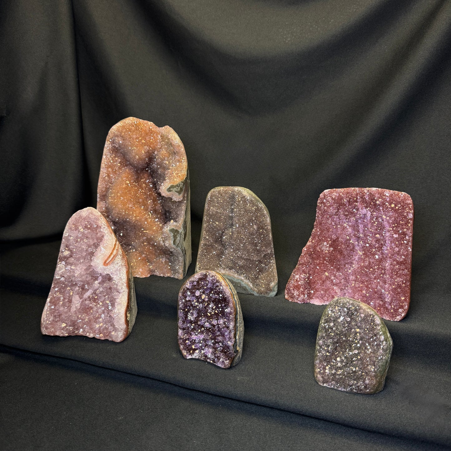 Rainbow Amethyst Cut Bases – Wholesale Lot 4.2 kg (≈ 9.25 lb)