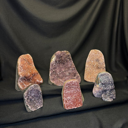 Rainbow Amethyst Cut Bases – Wholesale Lot 4.15 kg (≈ 9.14 lb)