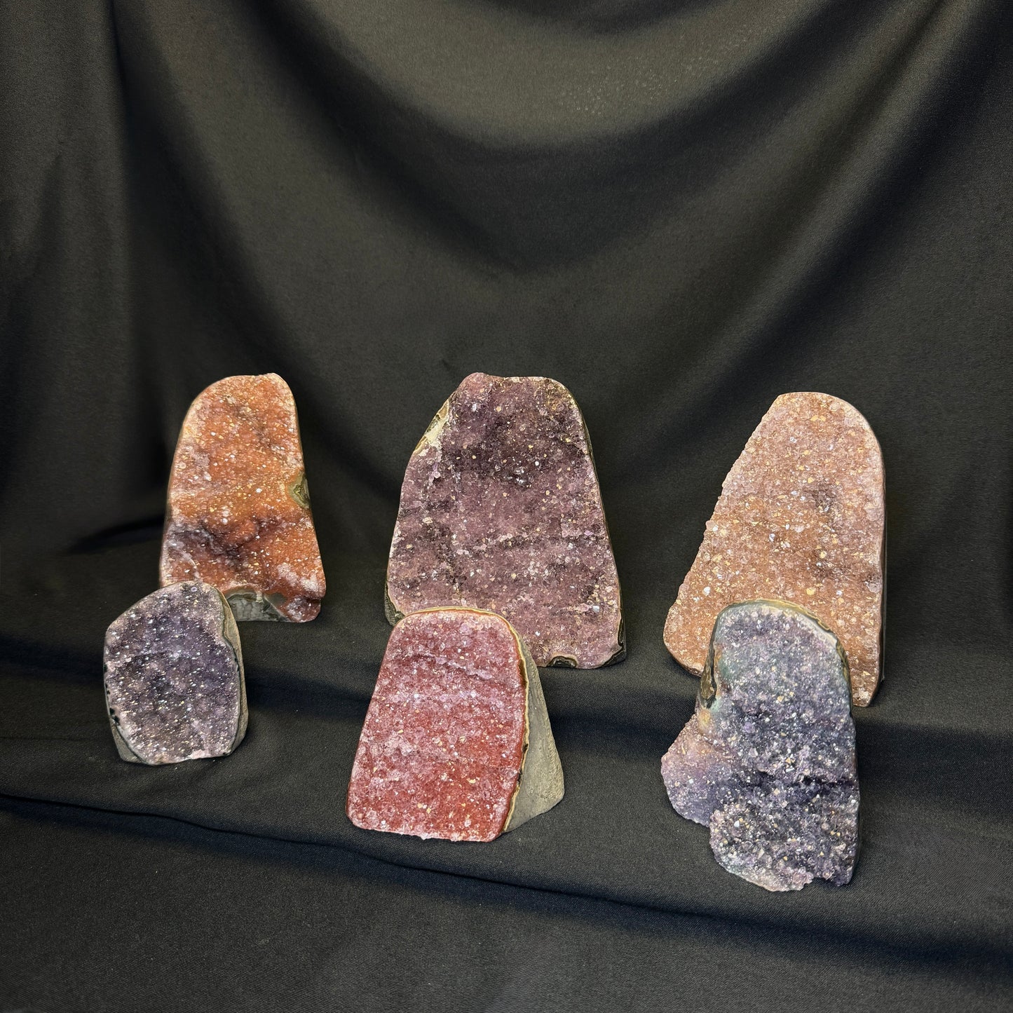 Rainbow Amethyst Cut Bases – Wholesale Lot 4.15 kg (≈ 9.14 lb)