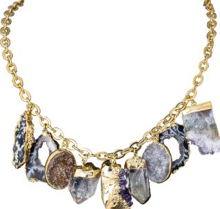 Multi Crystal Necklace #2009.1