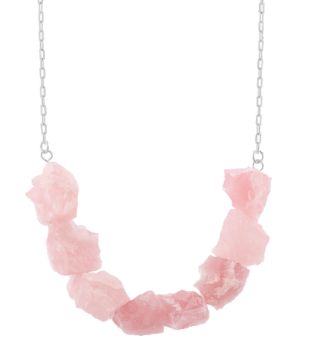 Multi Rough Crystals Necklace #2046.1