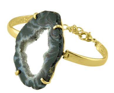 Natural Geode Bracelet #1007.1