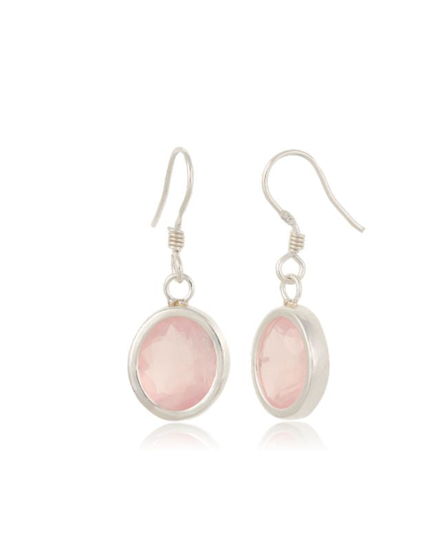 Rose Quartz Earring #S17