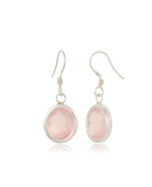 Rose Quartz Earring #S17