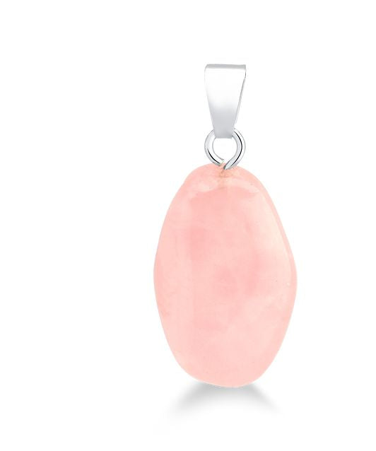 Rose Quartz Polished Pendant #S203