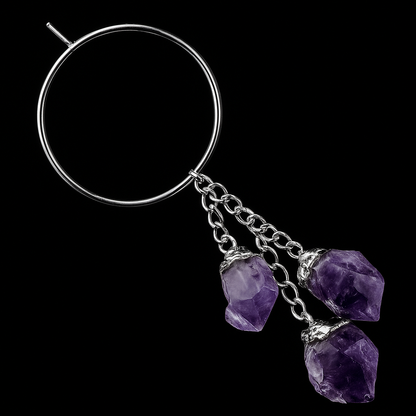 Triple Point hoop Pendant #30.1