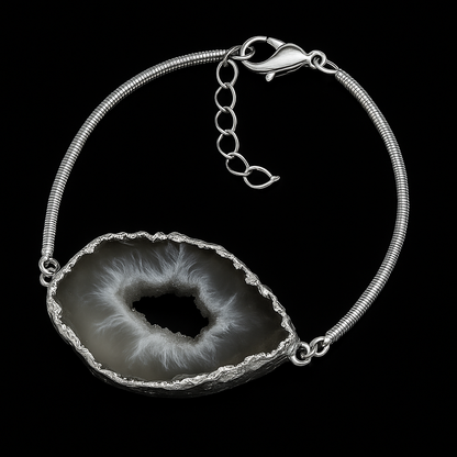 Natural Geode Bracelet #1000.1