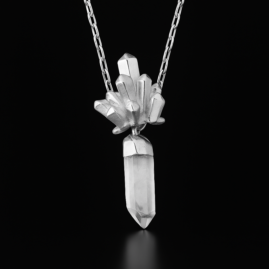 Crystal ended Necklace #2048.1