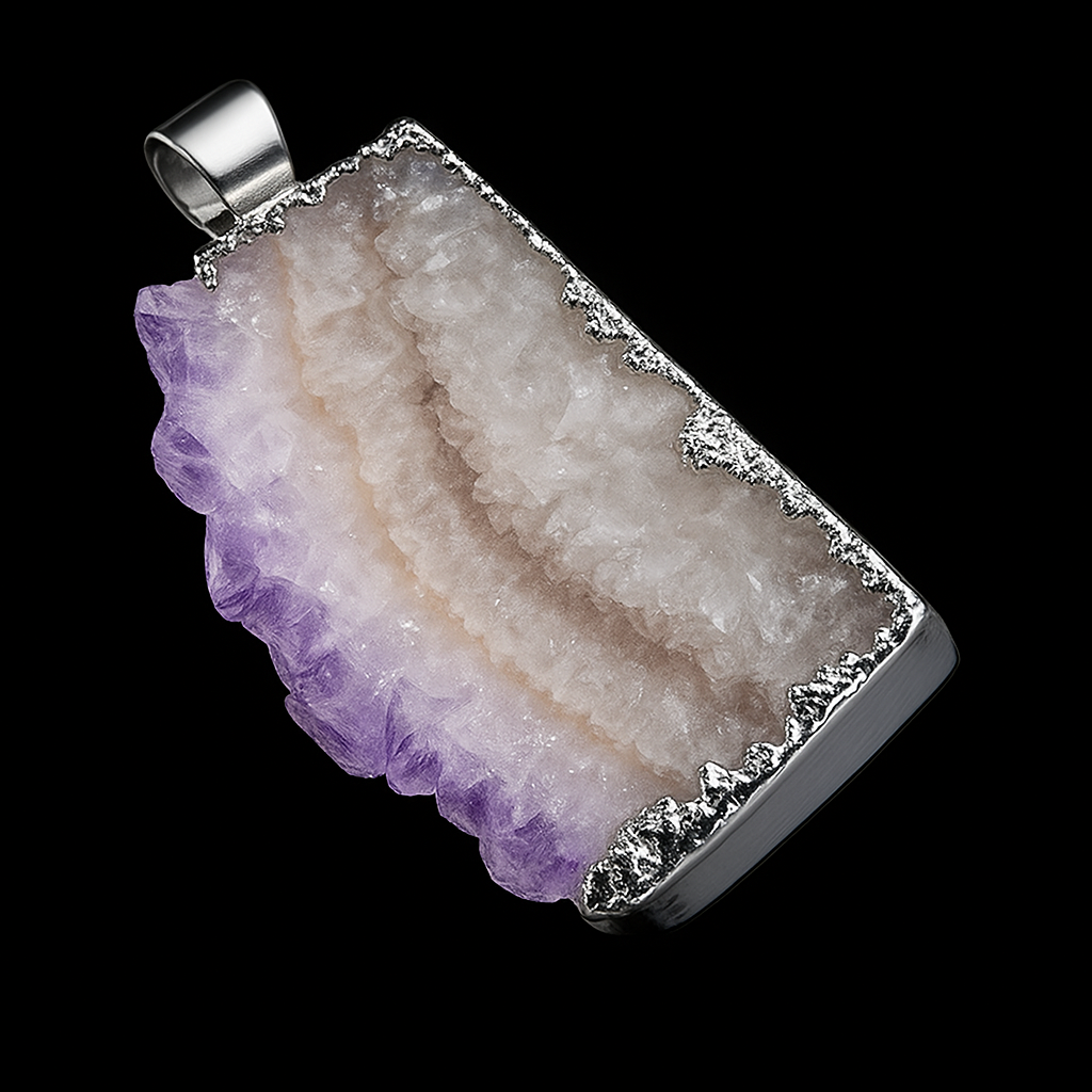 Amethyst Druse Pendant #69.1