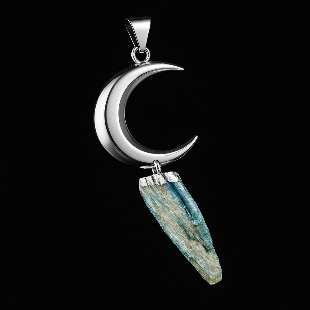 Moon - Druse Pendant #18.1