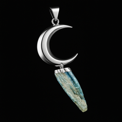 Moon - Druse Pendant #18.1