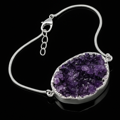 Amethyst Druse Bracelet #2 #1003.1