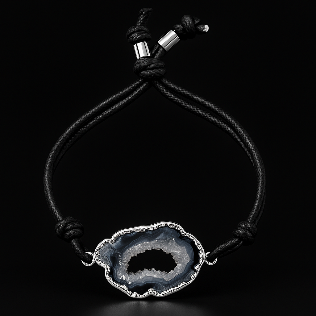 Natural Geode Bracelet #1032.1