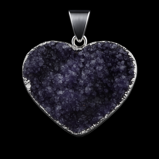 (Large) Amethyst Heart Druse #79.1