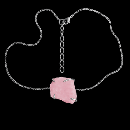 Rough Crystal end Necklace #2051.1