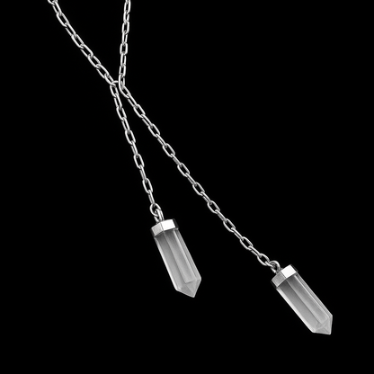 Double ended Crystal Necklace #2025.1