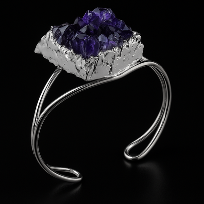 Amethyst druse Bracelet #1015.1