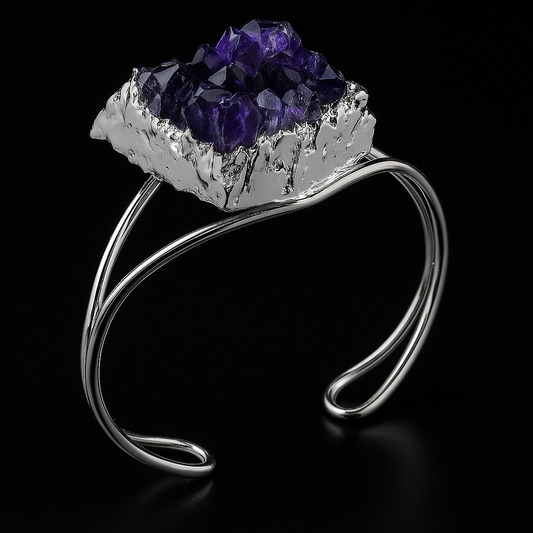 Amethyst druse Bracelet #1015.1