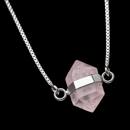 double terminated Crystal Necklace #2030.1