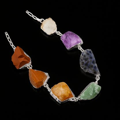 Mixed Crystals Necklace #2013.1