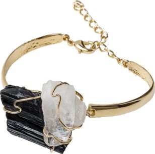 Tourmaline with Crystal Bracelet #1001.1