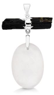 Tourmaline with Crystal Pendant #103.1