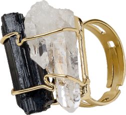 Tourmaline with Crystal Ring #507.1