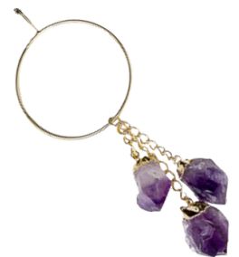 Triple Point hoop Pendant #30.1