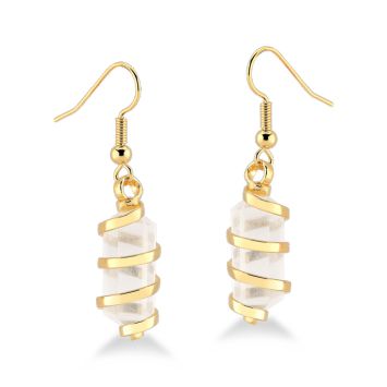 Wrapped Crystal Earring #1552.1