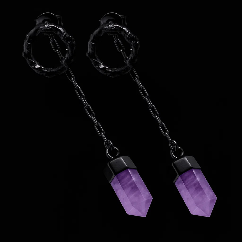 Chained Point Earring #1513.1