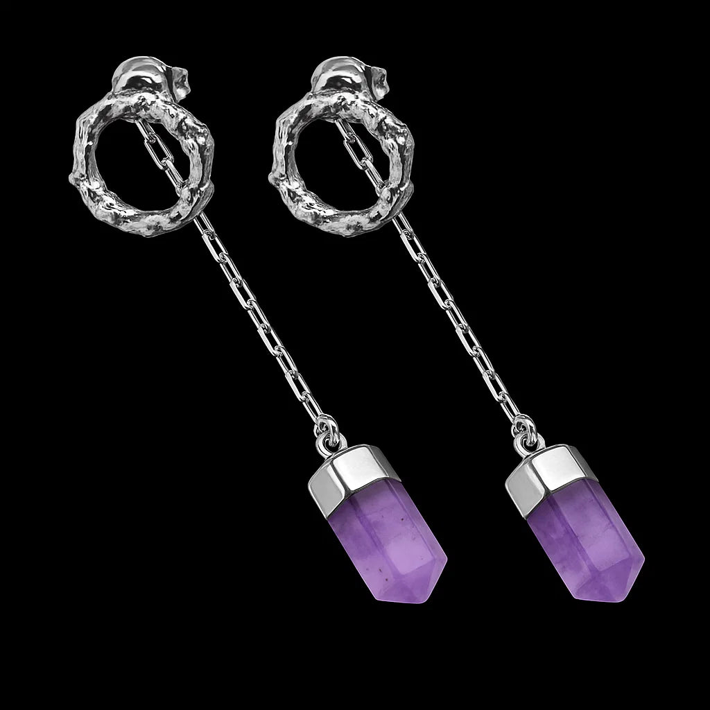 Chained Point Earring #1513.1