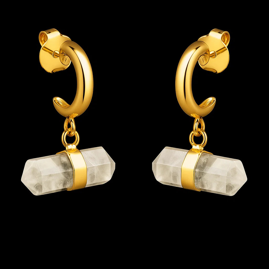 double terminated Point Earring #2 #1532.1