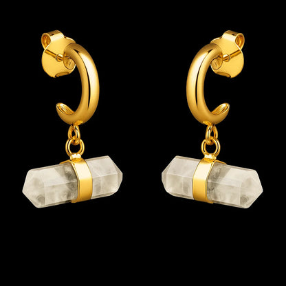 double terminated Point Earring #2 #1532.1