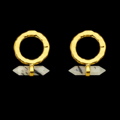 double terminated Point Earring #1528.1