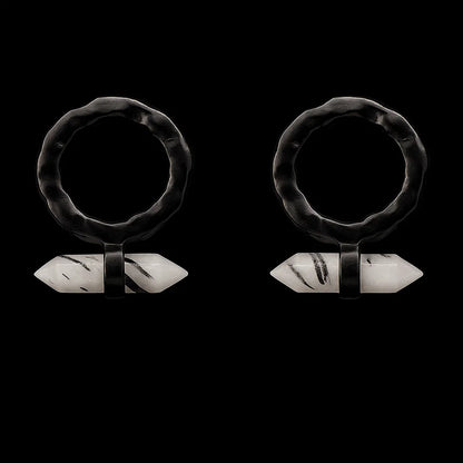 double terminated Point Earring #1528.1