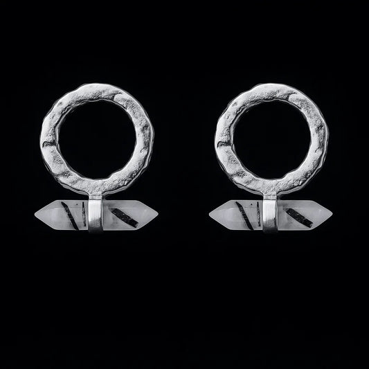 double terminated Point Earring #4 #1533.1