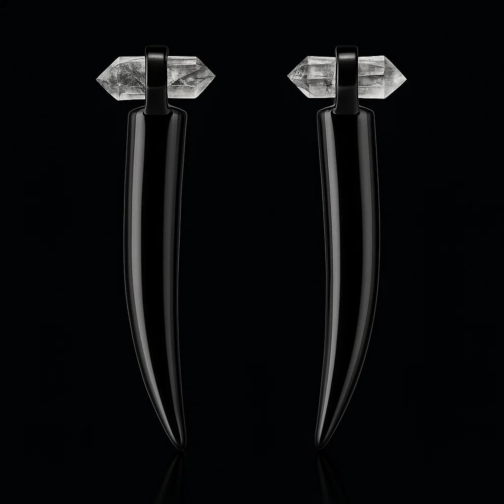 Graphite Earring #1534.1