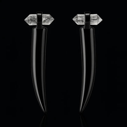 Graphite Earring #1534.1