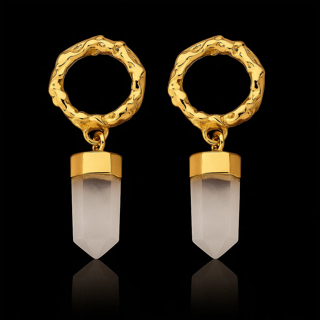 Crystal Point Earring #1541.1