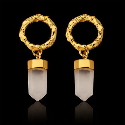 Crystal Point Earring #1541.1
