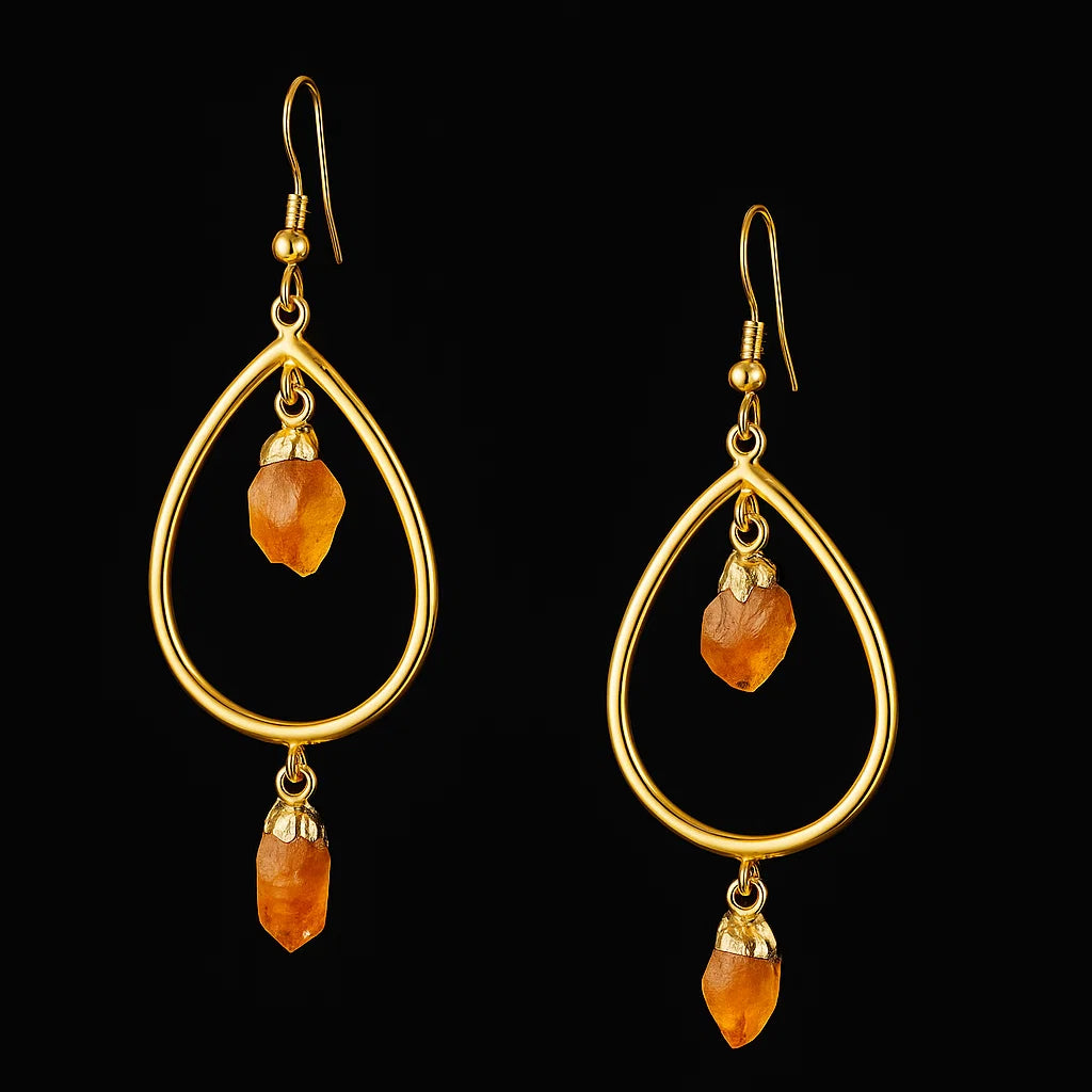 Double Crystal Earring #1548.1