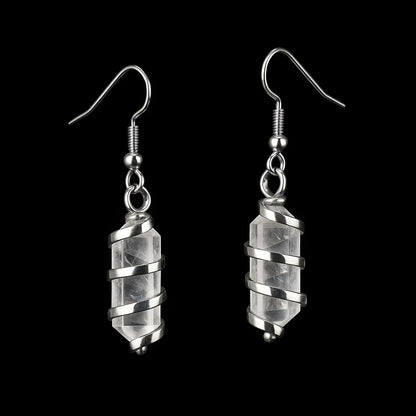 Wrapped Crystal Earring #1552.1