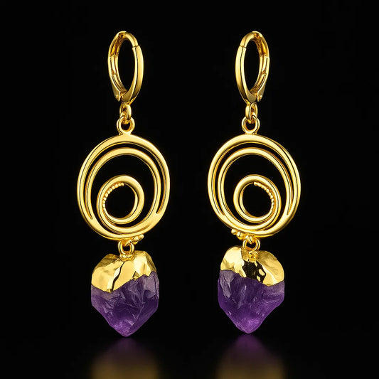 Hanging Druse Earring #1556.1