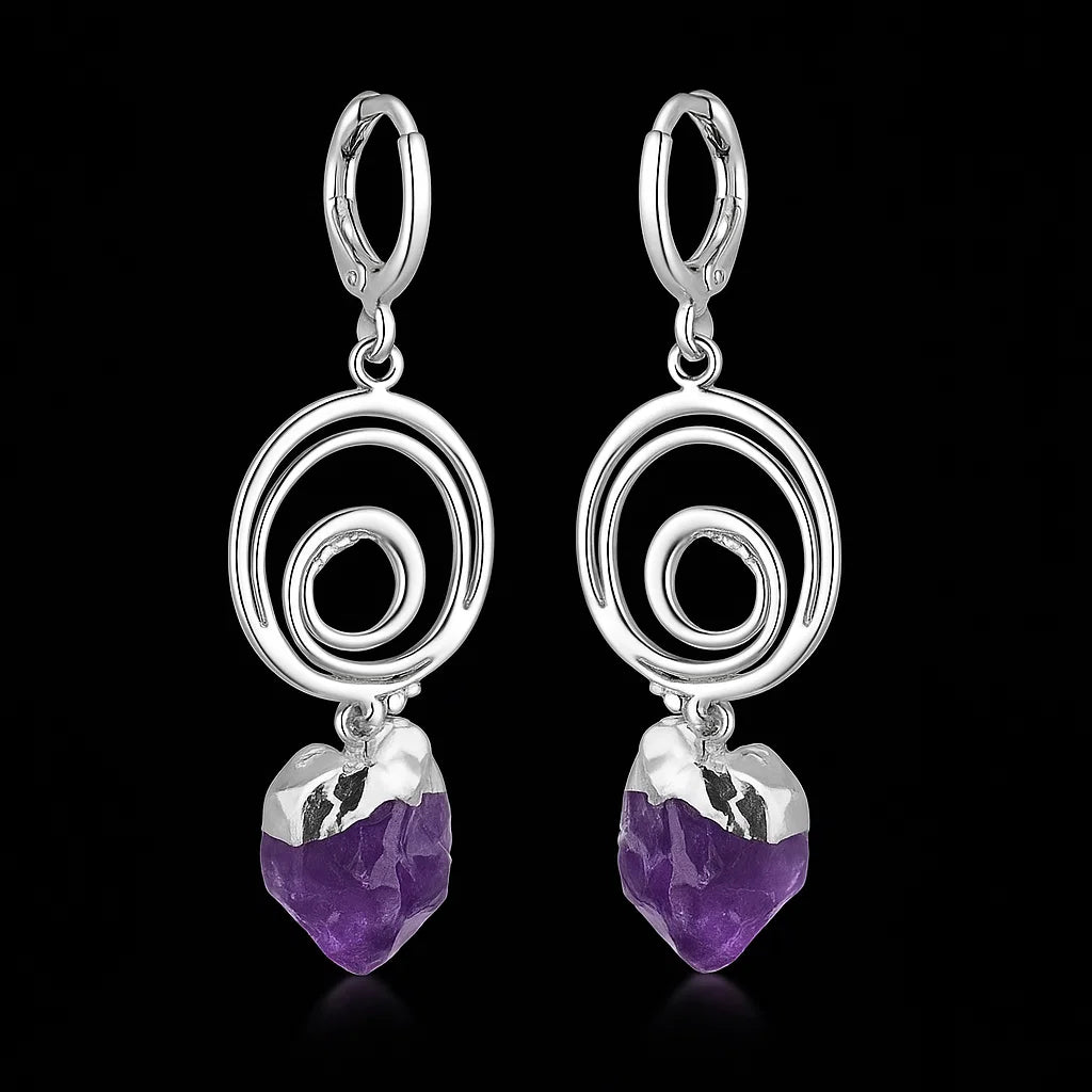 Hanging Druse Earring #1556.1