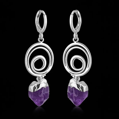 Hanging Druse Earring #1556.1