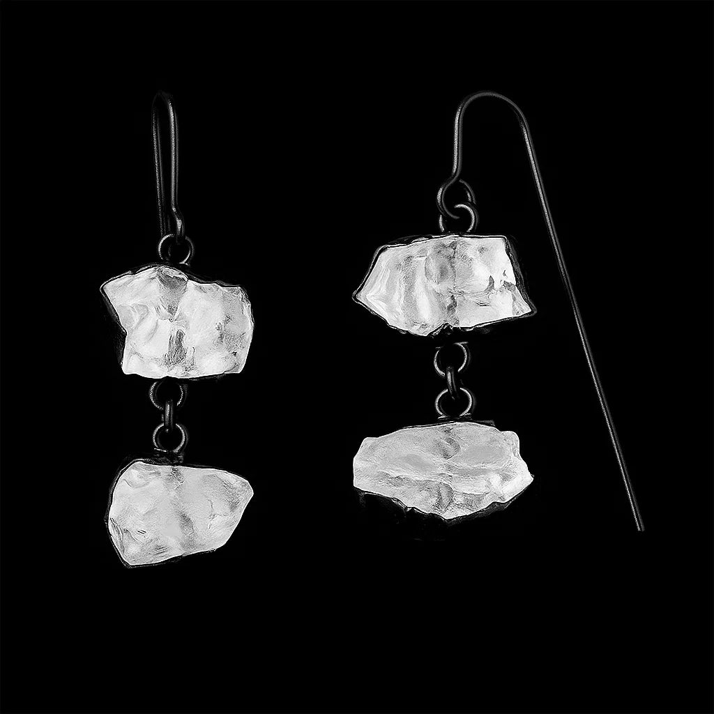 Double Crystal Earring #1557.1