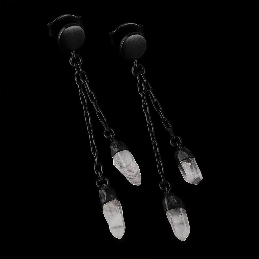 Double Point Chained Earring #1515.1