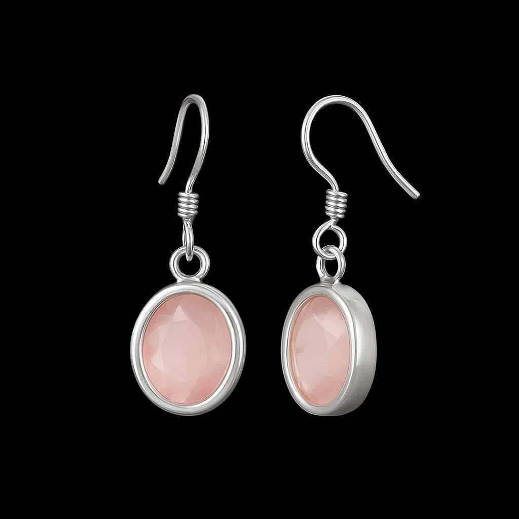 Rose Quartz Earring #S17