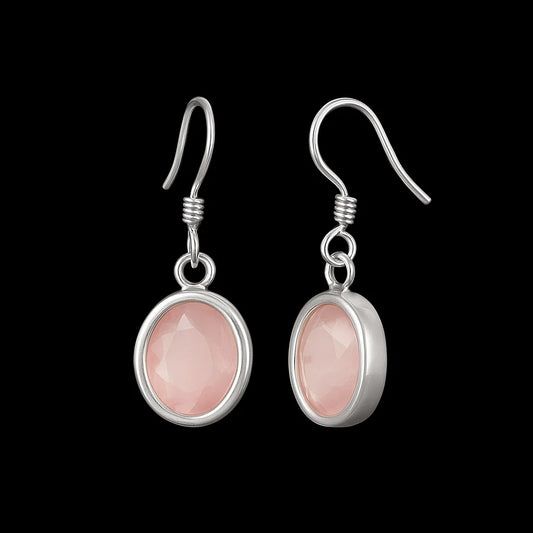 Rose Quartz Earring #S17